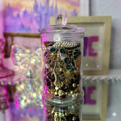 Dark Vintage Jewelry Jar